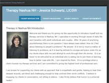 Tablet Screenshot of jessicaschwartzpsychotherapist.com